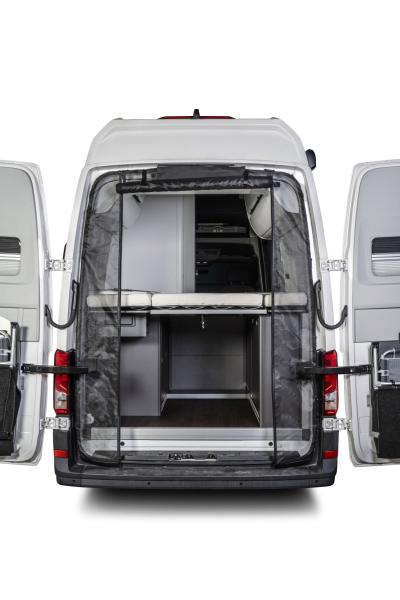 VanQuito Moskitonetz Heck MAN TGE / VW Crafter / Grand California ab 2017 - fine mesh